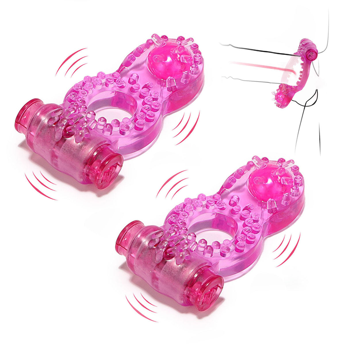 Yocare Male Vibrating Cock Rings, Silicone Penis Ring for Couples Plea YOCARE Yocare Male Vibrating Cock Rings, Silicone Penis Ring for Couples Plea YOCARE