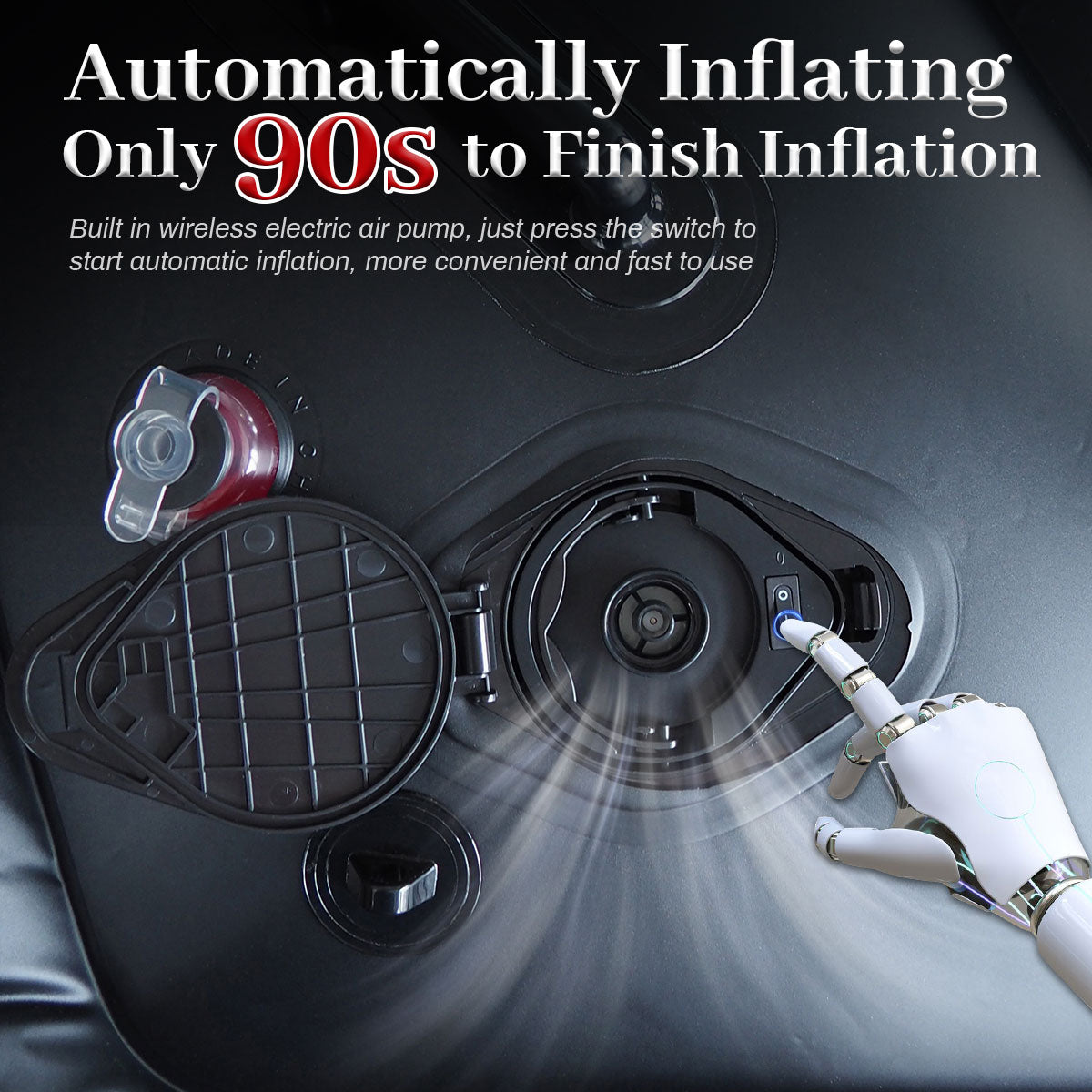 Sex Furniture for Couples BDSM, Inflatable Sex Bondage Sofa Chair with Built-in Air Pump, G Spot Position Pillow Ramp Cushion Sexual Pleasure for Love Expression Valentine's Day Romantic Present