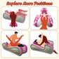 Inflatable Sex Sofa with Positioning Pillow for G Spot Position Aid Sex Auxiliary Adult Games with Automatic Air Pump for BDSM Games, Couple Sex Toys Chair for Sex Fun, Pink