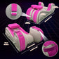 Inflatable Sex Sofa with Positioning Pillow for G Spot Position Aid Sex Auxiliary Adult Games with Automatic Air Pump for BDSM Games, Couple Sex Toys Chair for Sex Fun, Pink