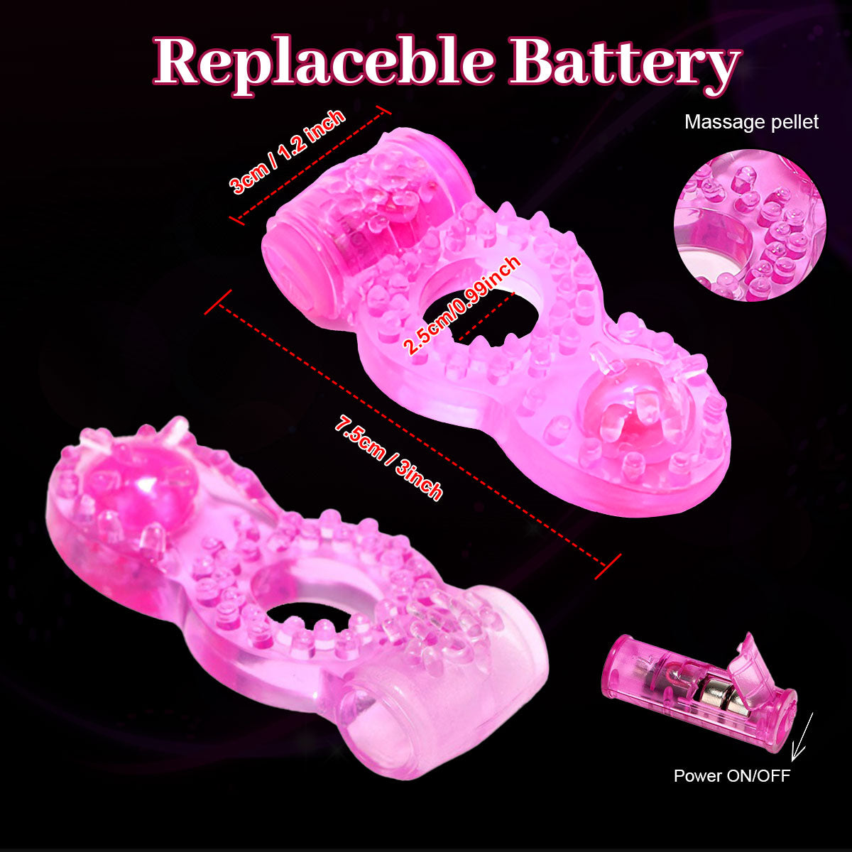 Yocare Male Vibrating Cock Rings, Silicone Penis Ring for Couples Plea YOCARE Yocare Male Vibrating Cock Rings, Silicone Penis Ring for Couples Plea YOCARE