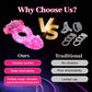 Yocare Male Vibrating Cock Rings, Silicone Penis Ring for Couples Pleasure, Men Ejaculation Delay Erection Enhance Adult Erotic Sex Toys, 2 Packs