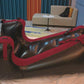 Yocare Inflatable Sex Sofa Cushion with Electirc Inflator, PVC Flocked Sex Chair Ramp Furniture with Bondage, Couples Toys Positioning for Deeper Position Support Pillow